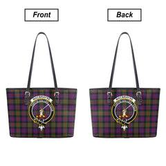 MacBrayne Tartan Crest Leather Tote Bag