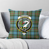 Brisbane Tartan Crest Pillow Cover