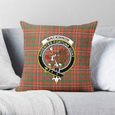 MacKinnon Ancient Tartan Crest Pillow Cover