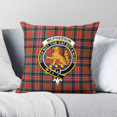 McPherson Ancient Tartan Crest Pillow Cover