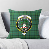 Ross Hunting Ancient Tartan Crest Pillow Cover