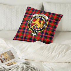 McPherson Modern Tartan Crest Pillow Cover