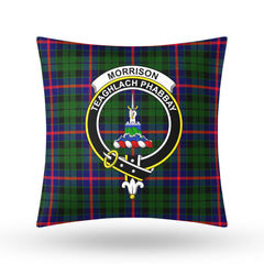 Morrison Modern Tartan Crest Pillow Cover