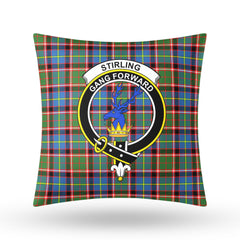 Stirling (of Cadder-Present Chief) Tartan Crest Pillow Cover
