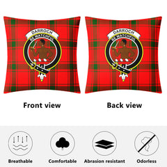 Darroch (Gourock) Tartan Crest Pillow Cover