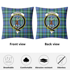 MacPhail Hunting Ancient Tartan Crest Pillow Cover