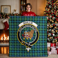 Baillie Ancient Tartan Crest Quilt