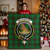 Beveridge Tartan Crest Quilt