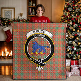 Bruce Ancient Tartan Crest Quilt
