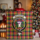 Buchanan Modern Tartan Crest Quilt