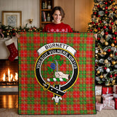 Burnett Ancient Tartan Crest Quilt