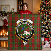 Burnett Tartan Crest Quilt