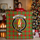 Callander Tartan Crest Quilt