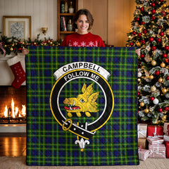 Campbell of Breadalbane Modern Tartan Crest Quilt