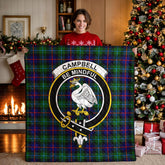 Campbell of Cawdor Modern Tartan Crest Quilt