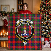 Charteris (Earl of Wemyss) Tartan Crest Quilt
