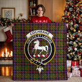 Cochrane Modern Tartan Crest Quilt