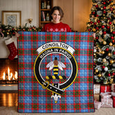 Congilton Tartan Crest Quilt