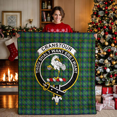 Cranstoun Tartan Crest Quilt