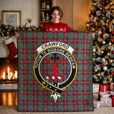 Crawford Modern Tartan Crest Quilt