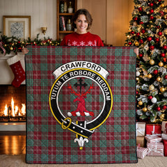 Crawford Modern Tartan Crest Quilt