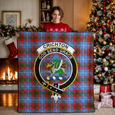 Crichton Tartan Crest Quilt
