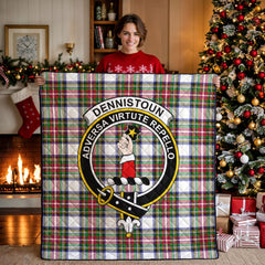 Dennistoun Tartan Crest Quilt