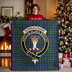 Donnachaidh Tartan Crest Quilt
