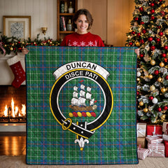 Duncan Ancient Tartan Crest Quilt