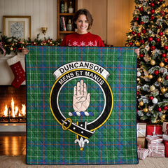 Duncanson Tartan Crest Quilt