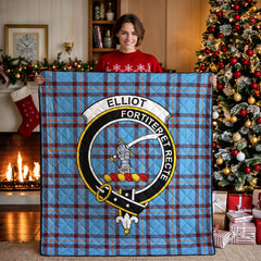Elliot Ancient Tartan Crest Quilt