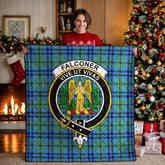 Falconer Tartan Crest Quilt