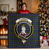 Fleming Tartan Crest Quilt