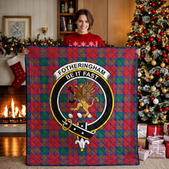 Fotheringham Tartan Crest Quilt