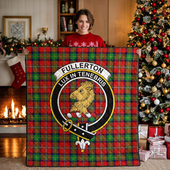 Fullerton Tartan Crest Quilt
