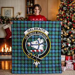 Galbraith Ancient Tartan Crest Quilt