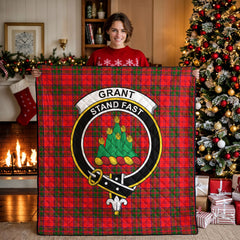Grant Modern Tartan Crest Quilt