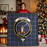 Guthrie Modern Tartan Crest Quilt