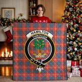 Hamilton Ancient Tartan Crest Quilt