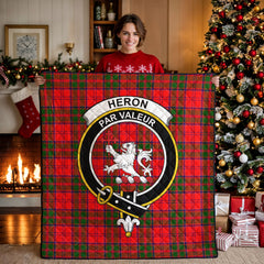 Heron Tartan Crest Quilt