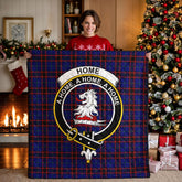 Home Modern Tartan Crest Quilt