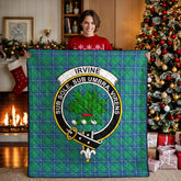 Irvine Ancient Tartan Crest Quilt