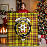 Jardine Tartan Crest Quilt