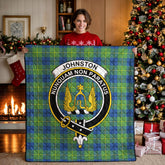Johnston Ancient Tartan Crest Quilt