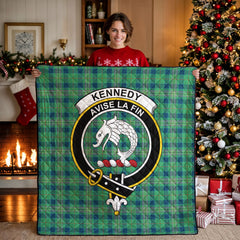Kennedy Ancient Tartan Crest Quilt