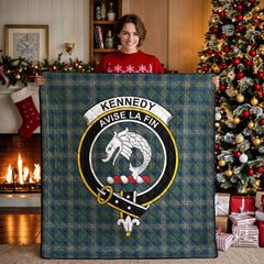 Kennedy Modern Tartan Crest Quilt