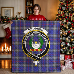 Kinnaird Tartan Crest Quilt