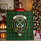 Kinnear Tartan Crest Quilt