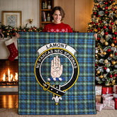 Lamont Ancient Tartan Crest Quilt