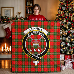 Lennox (Lennox Kincaid) Tartan Crest Quilt